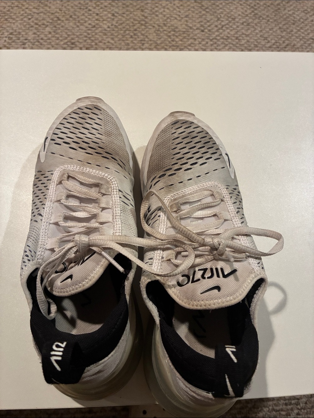 Nike Sneakers - white  and Black